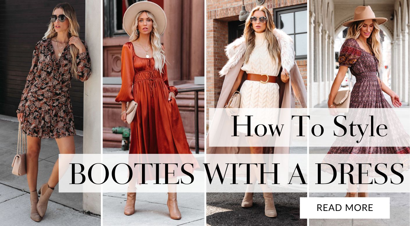 7 Chic Ways to Pair Dresses With Ankle Boots