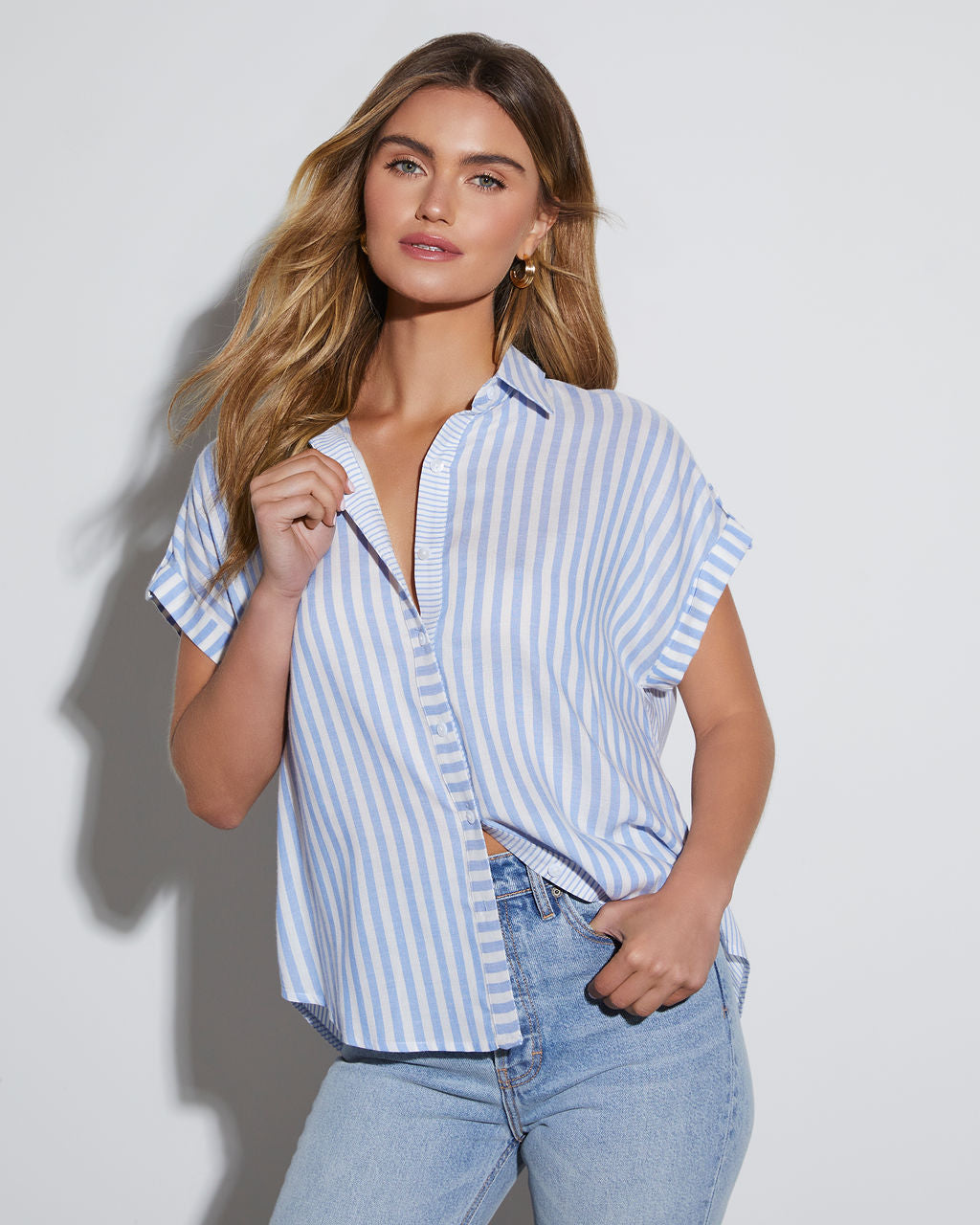 KastKing Casual Short Sleeve Button Down Shirts - Prym1:peachy / Medium