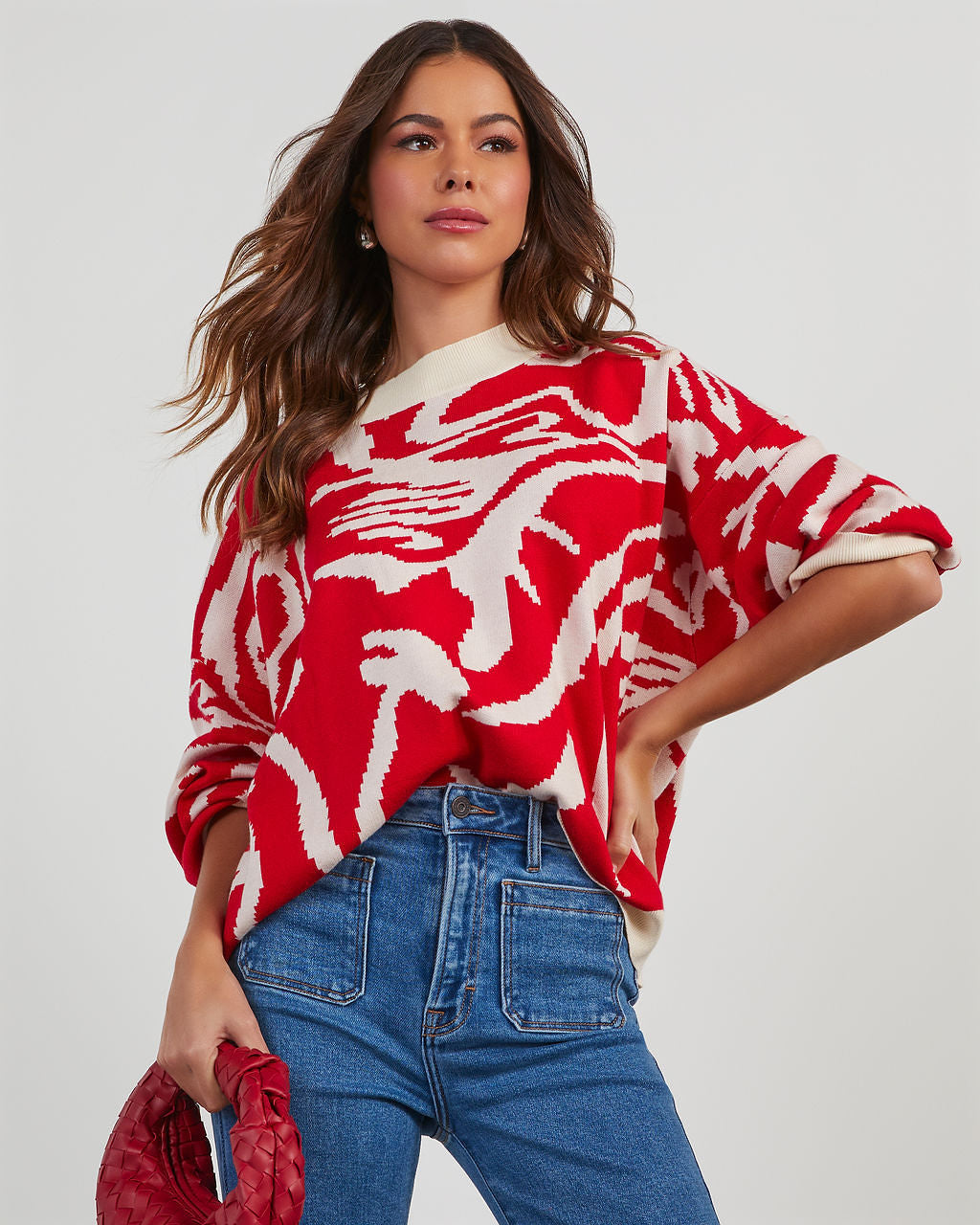 Rue Sequin Stripe Sweater – VICI