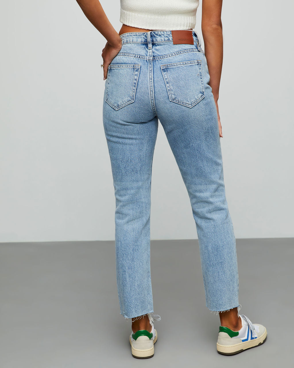 Teagan Stretch High Rise Straight Jeans – VICI