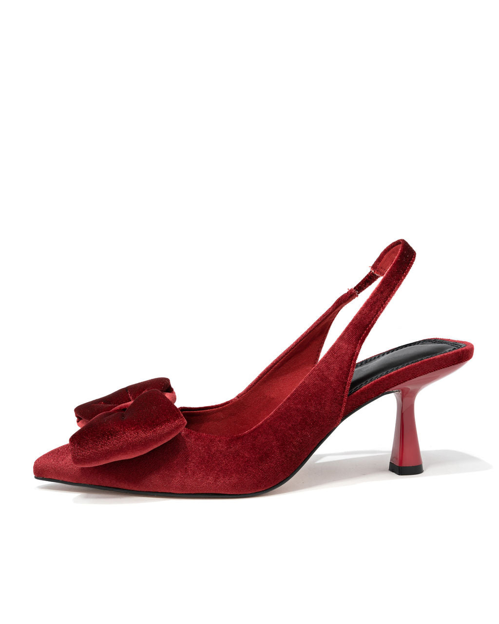 Velvet slingbacks store