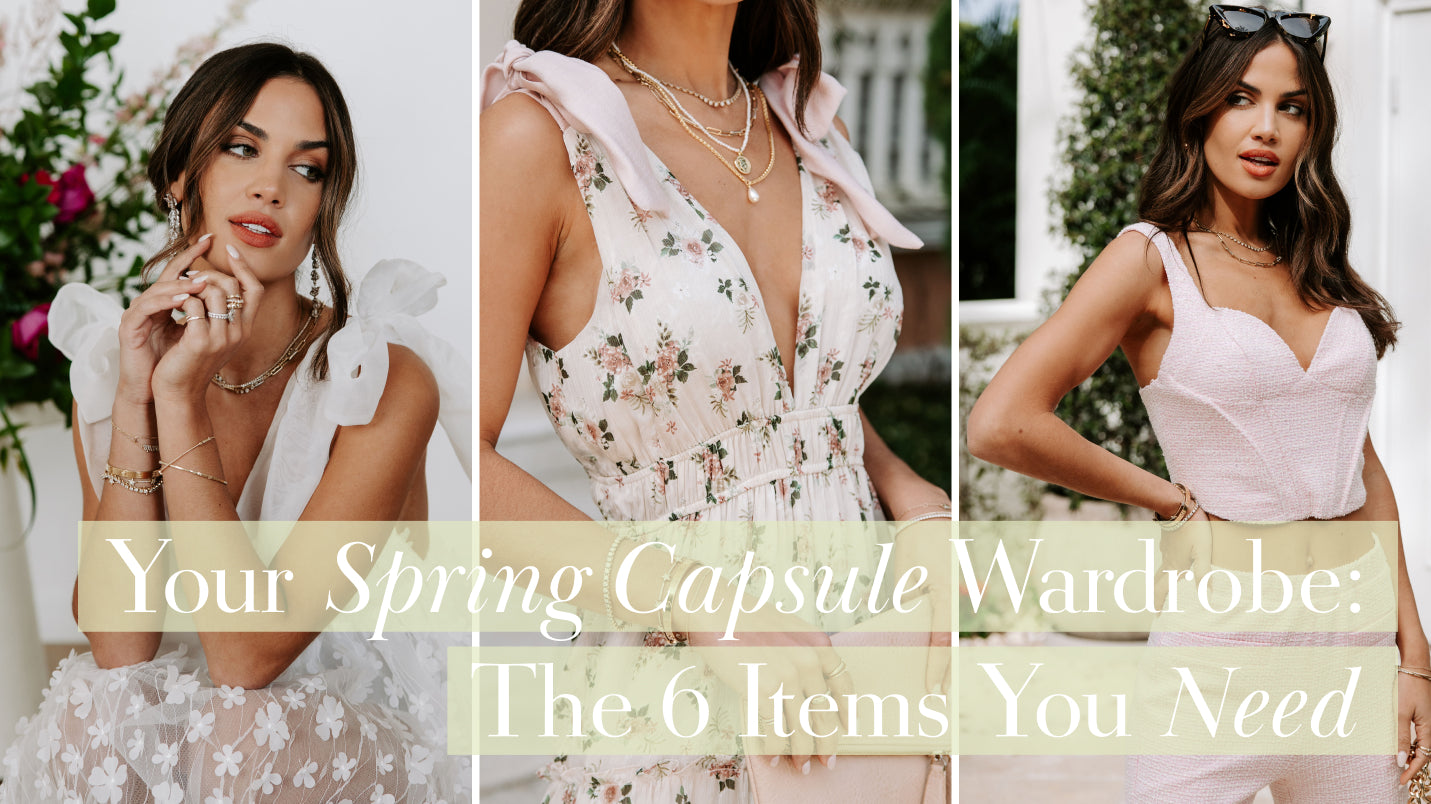 Your Spring Capsule Wardrobe: The 6 Items You Need – VICI