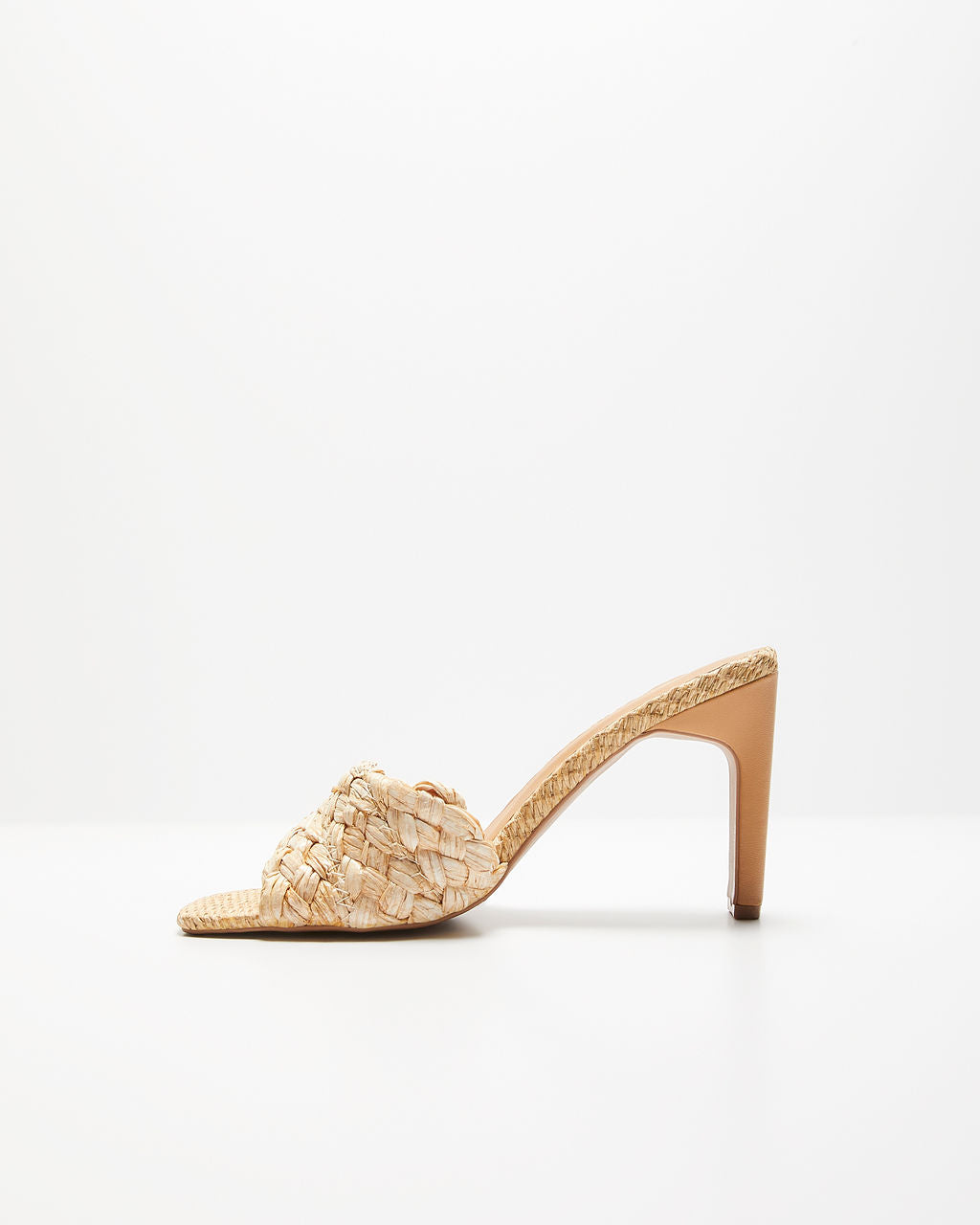 Kori Woven Peep Toe Heeled Sandals VICI