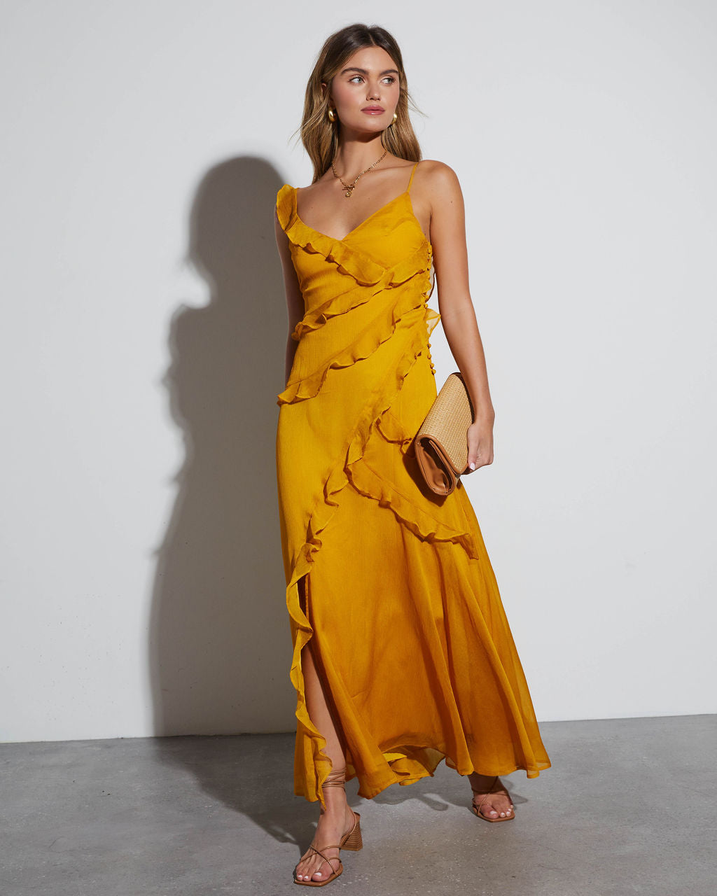 All About Love Chiffon Maxi Dress – VICI