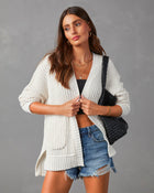 Kudos Pocketed Chenille Knit Cardigan – VICI