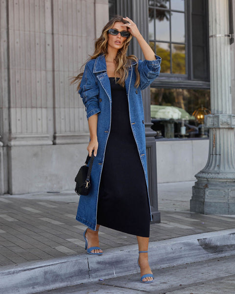 Cordova Denim Trench Coat – VICI