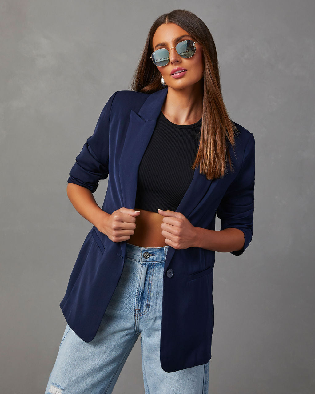 Olivia Tailored Pocketed Coat – VICI