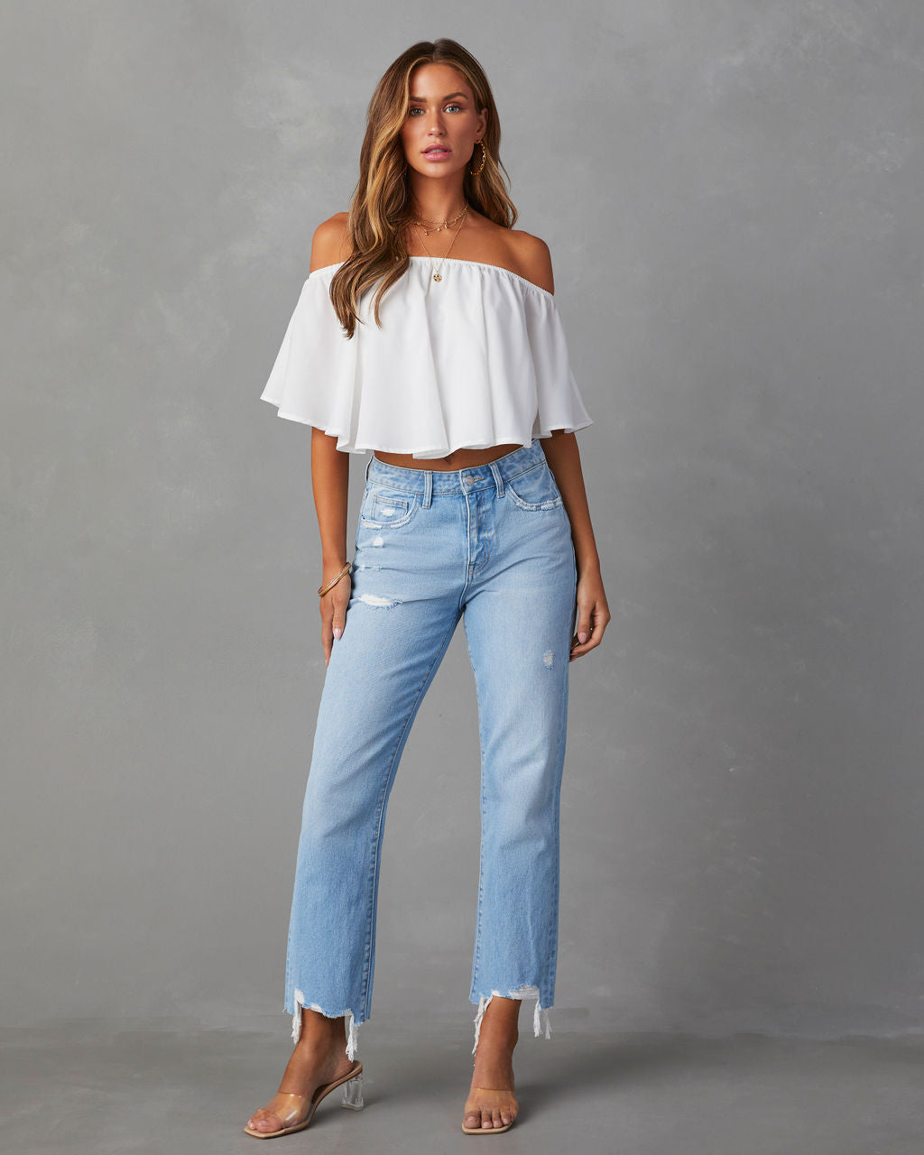 Slow Kiss Off The Shoulder Top – VICI