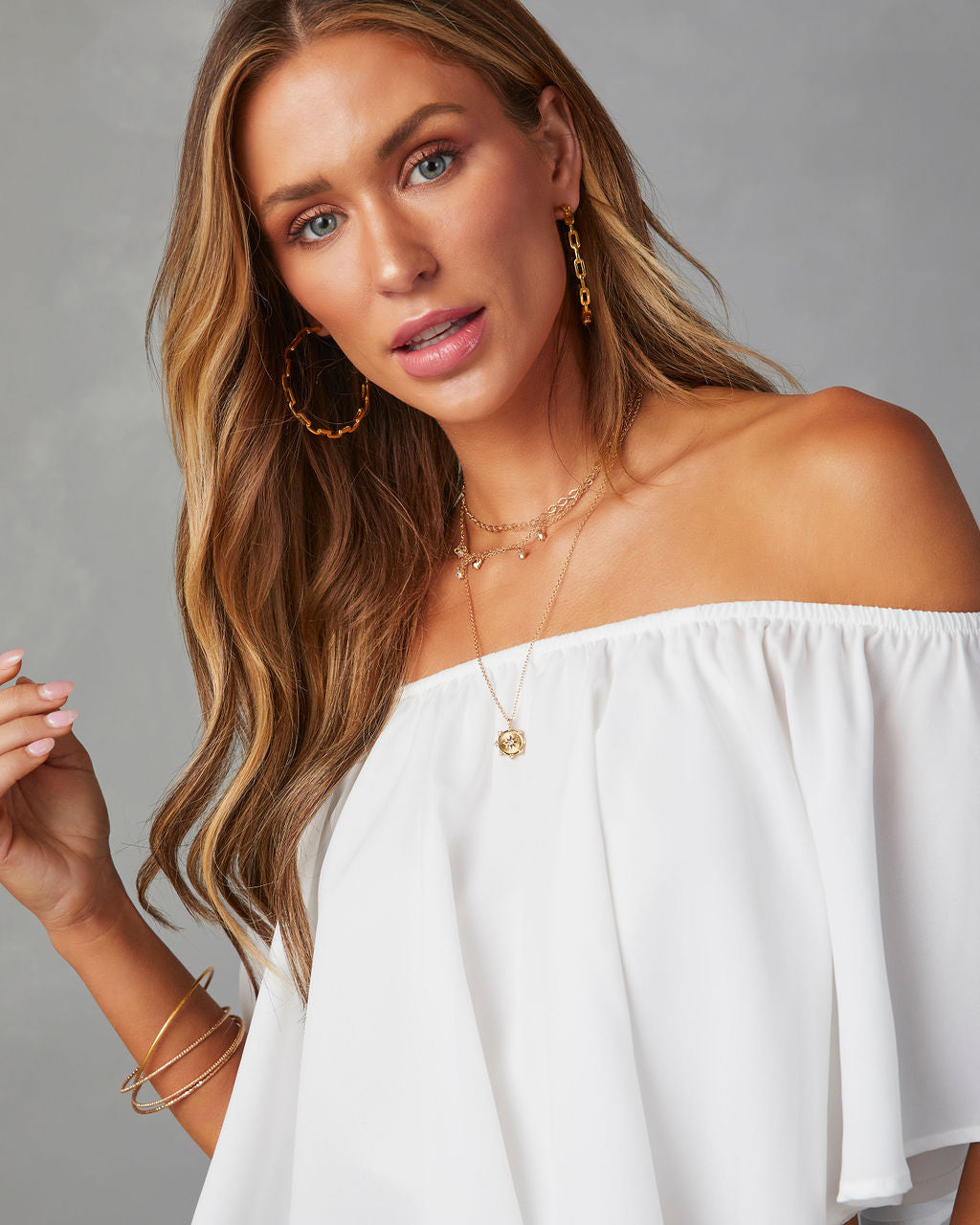 Slow Kiss Off The Shoulder Top – VICI