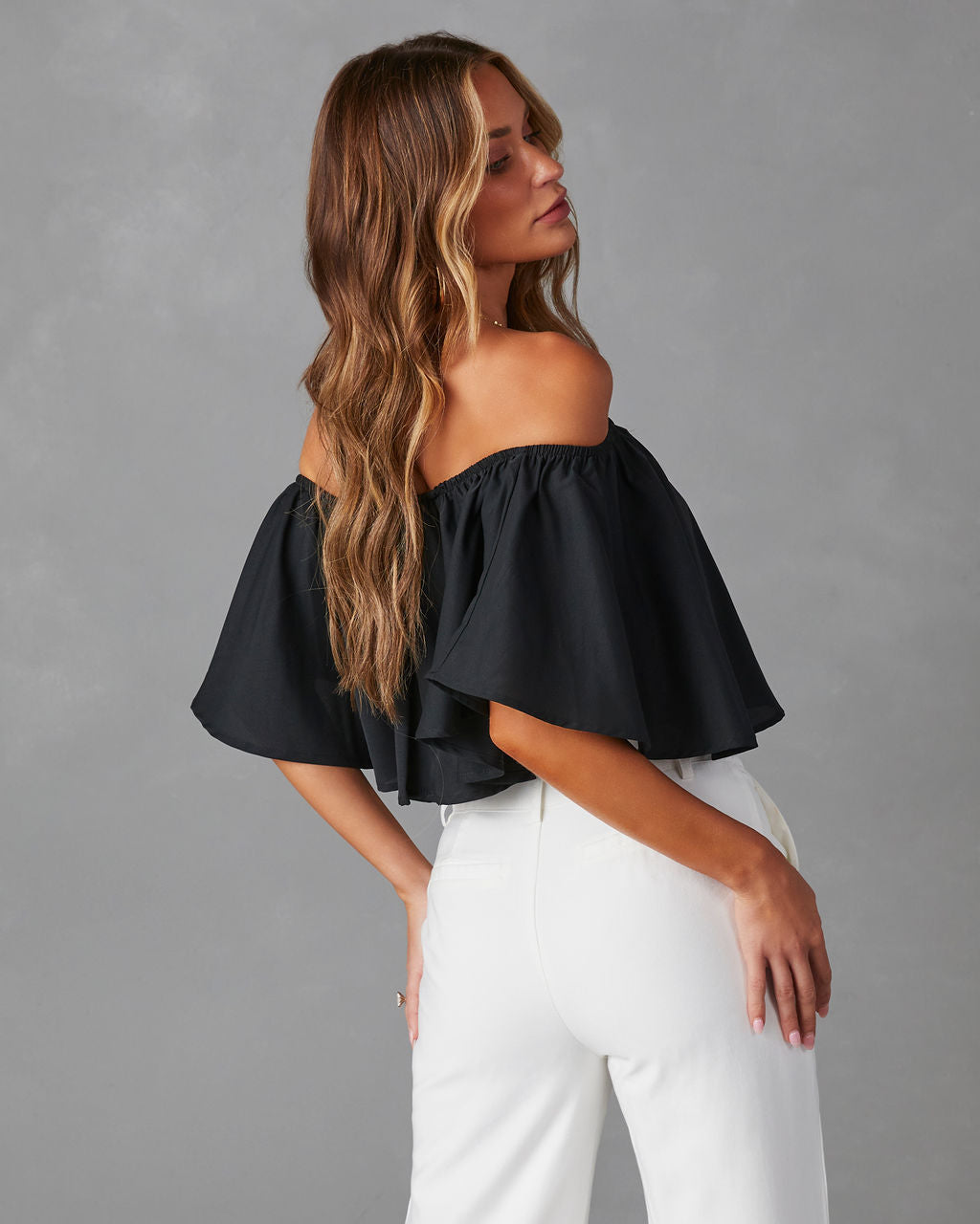 Slow Kiss Off The Shoulder Top – VICI