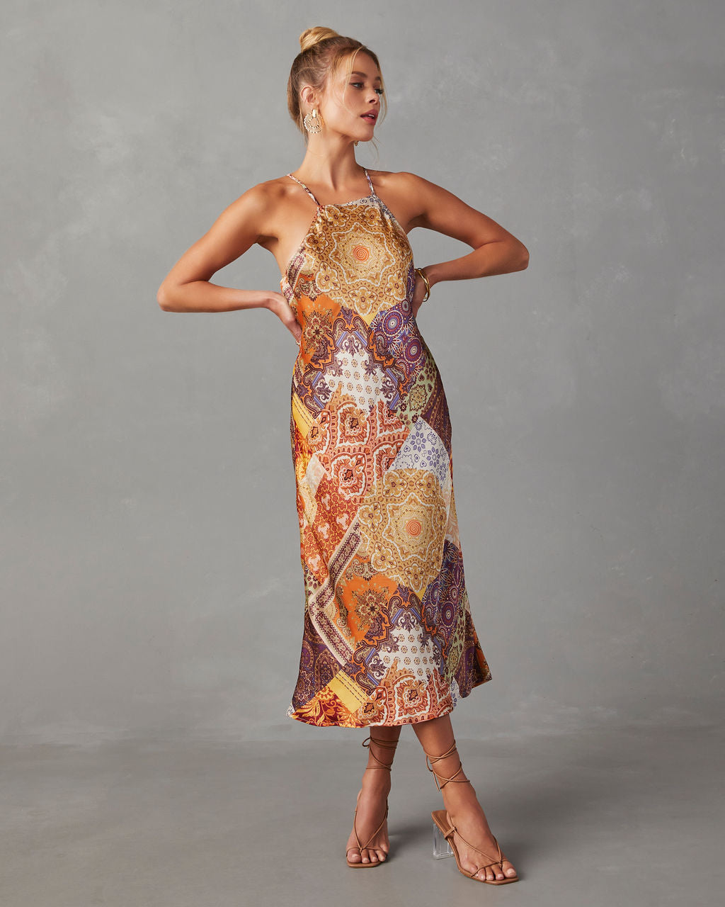 Buy Simple Flavor Women's Floral Summer Midi Dress Vintage Evening Dress  Short Sleeve(0001Beige,2XL) at Amazon.in