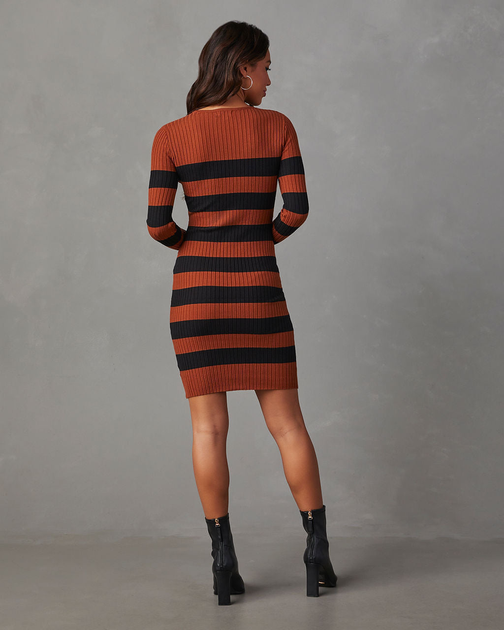 Terri Cable Knit Mini Sweater Dress – VICI