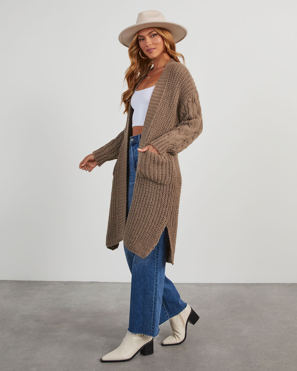 Ludlow Cable Knit Duster Cardigan – VICI