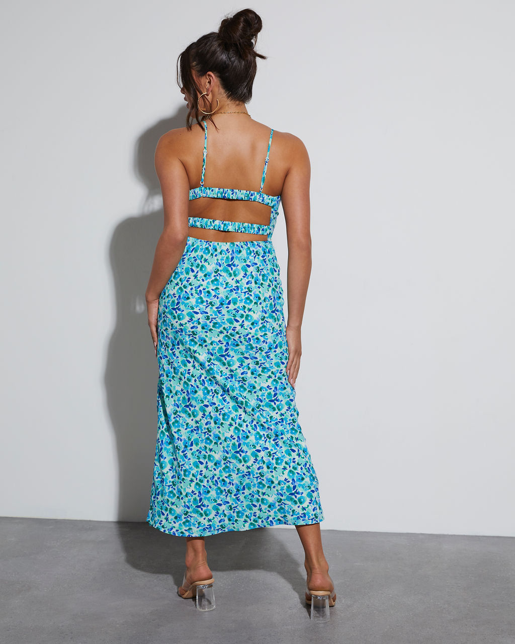 Justine Floral Slip Midi Dress – VICI