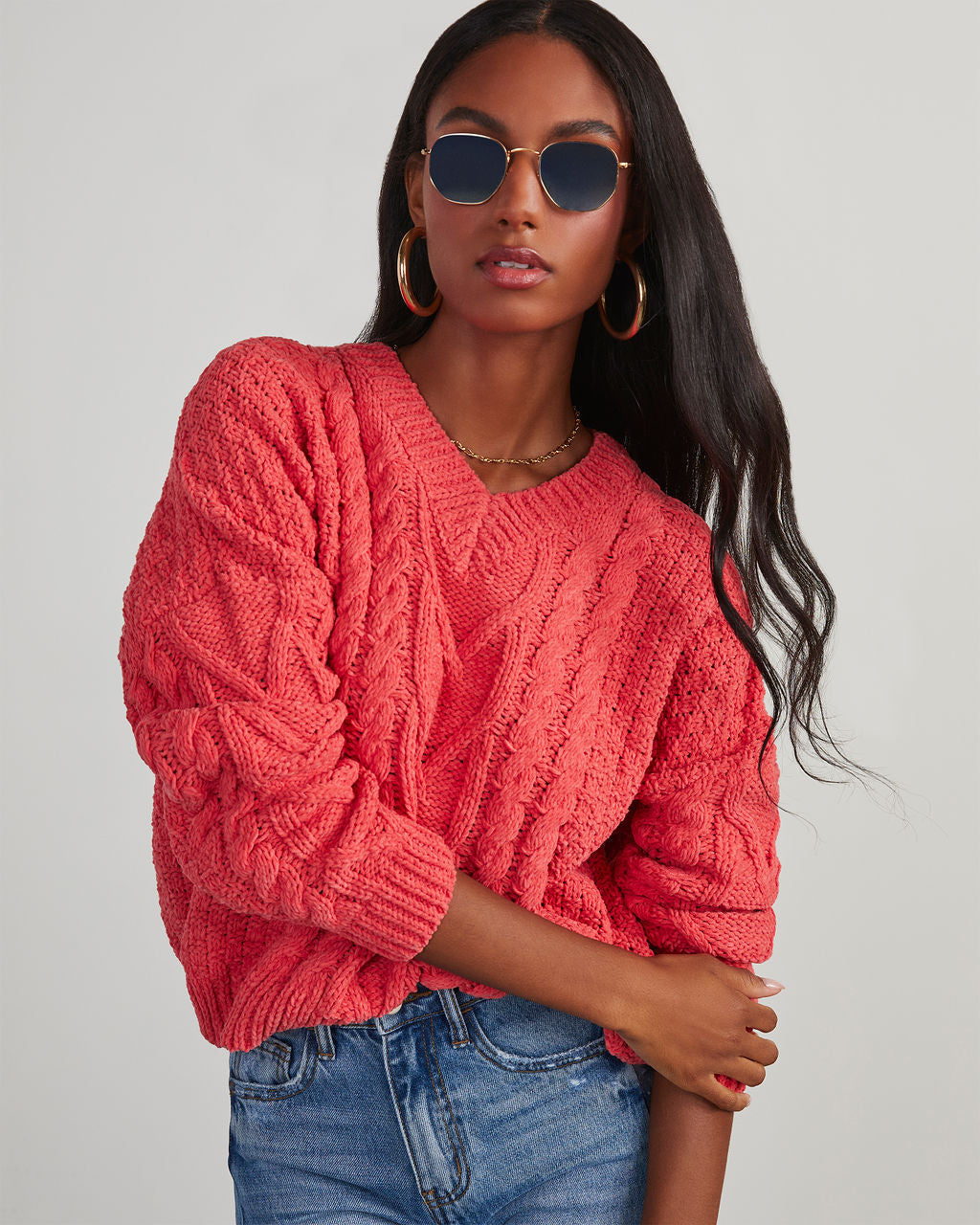 Vici popular red sweater