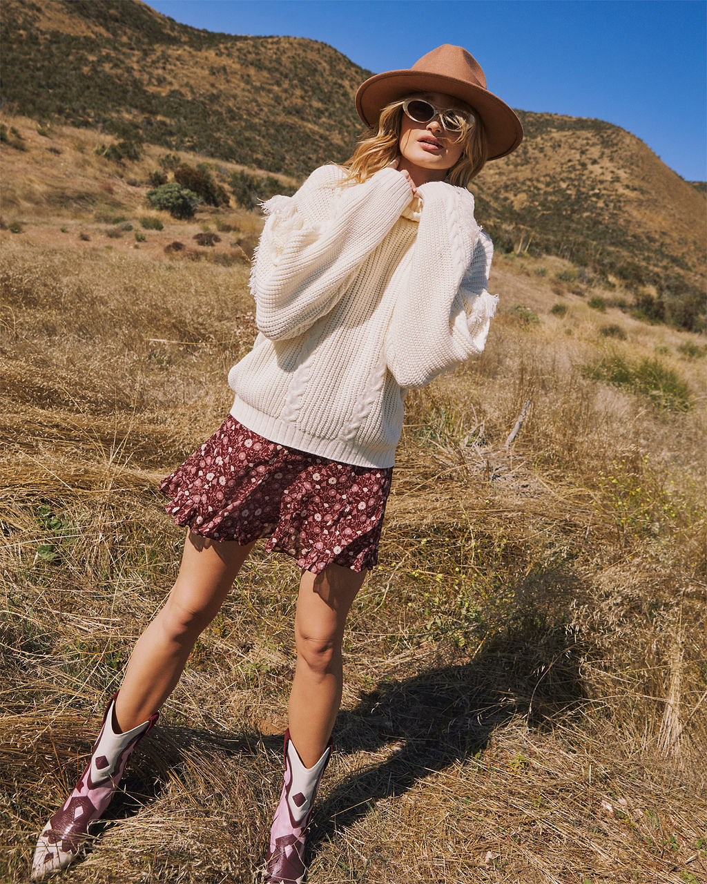 Fringe white clearance sweater