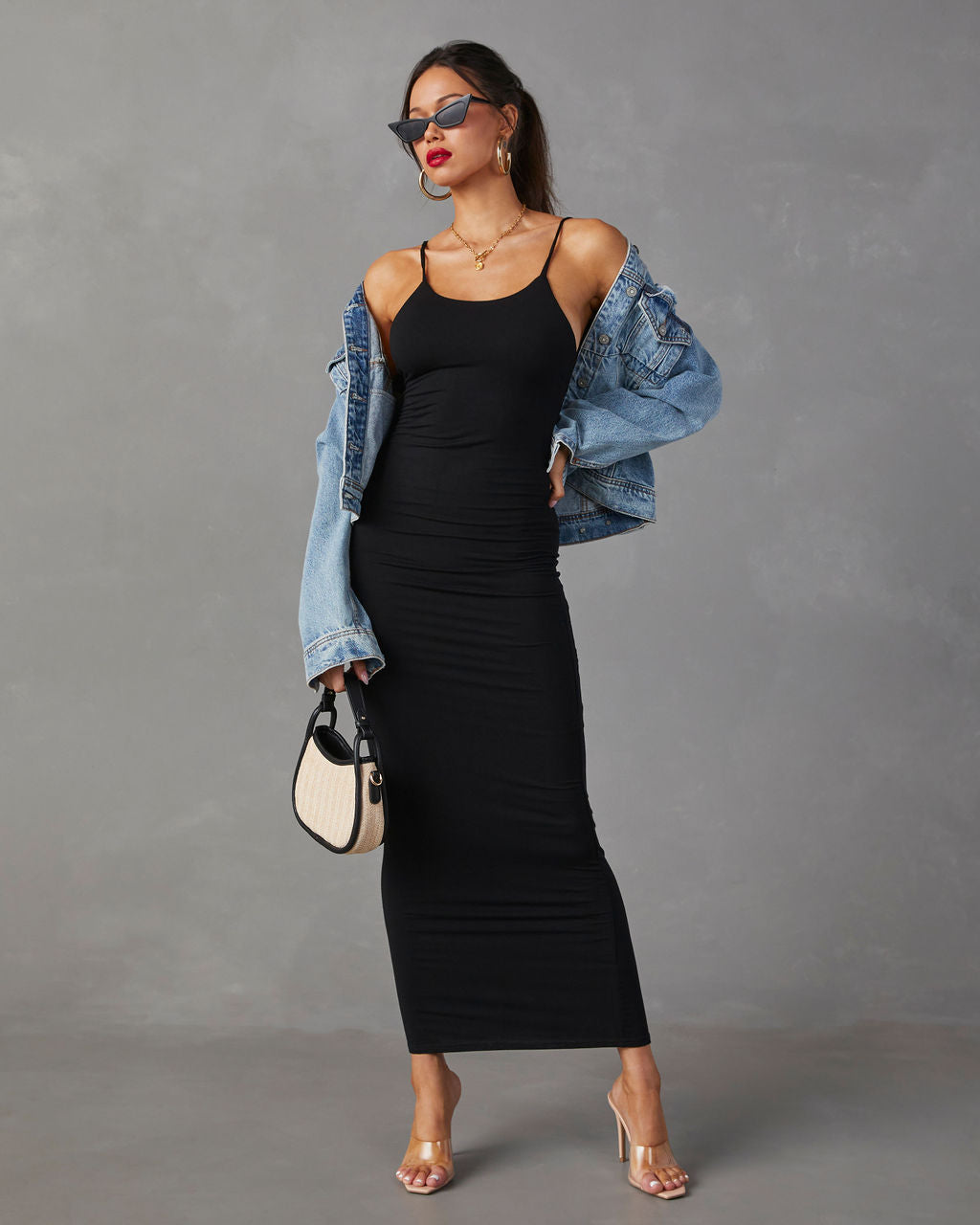 VICI - BESTSELLER // NEW COLOR Antonia Maxi Dress - Black $58 Also