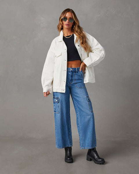 Blanco Oversized Denim Jacket – VICI