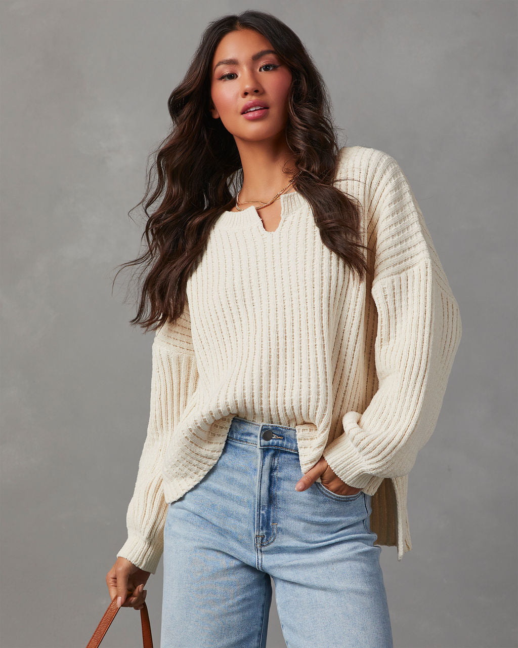 Liberty Chunky Knit Sweater – VICI